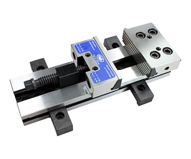 Machine vice image with link to workholding category page.