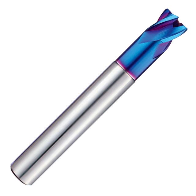 Pulsar Blue 101650 Series 4 Flute Corner Radius Extended Neck Short Length End Mill