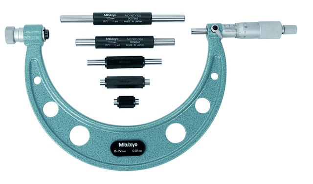 Image of outside micrometer interchangeable anvil 0-150mm .