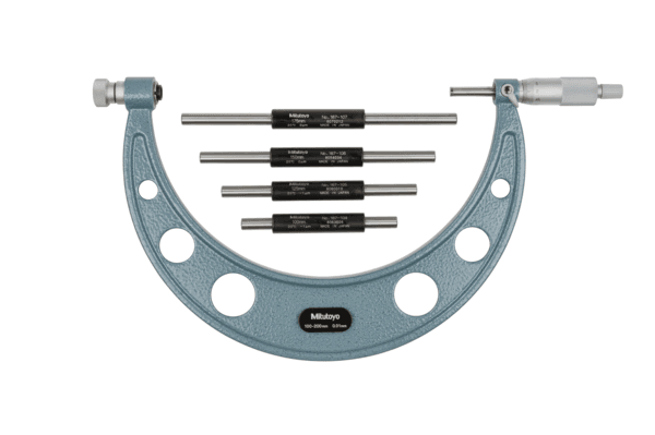 Image of outside micrometer interchangeable anvil 100-200mm .