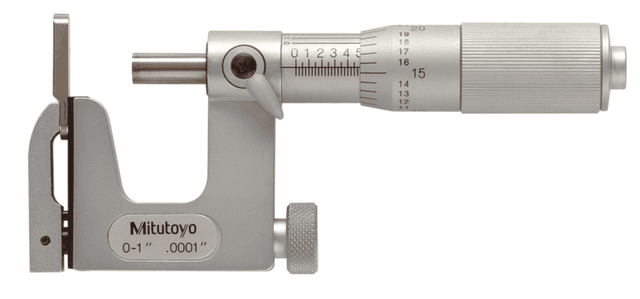 Image of interchangeable anvil micrometer 0-1" .