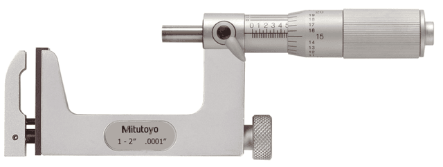 Image of interchangeable anvil micrometer 1-2" .