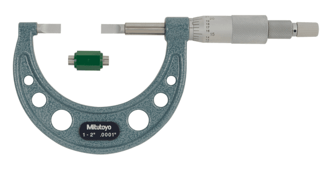 Image of blade micrometer, hardened steel blade 1-2",0,75mm blade .