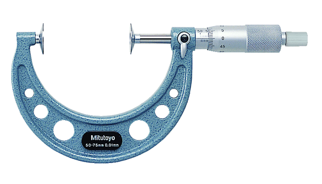 Image of disc micrometer, hardened steel disks 50-75mm, disk=20mm .