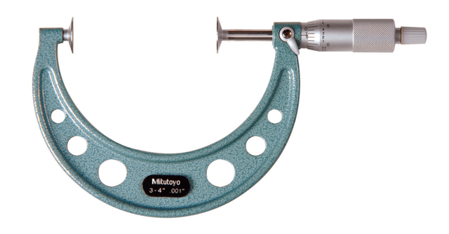 Image of disc micrometer, hardened steel disks 3-4", disk=20mm .