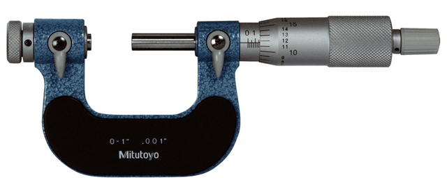 Image of screw thread micrometer interchangeable tips, 0-1" .