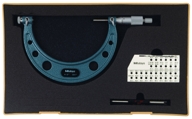 Image of screw thread micrometer interchangeable tips, 4-5" .