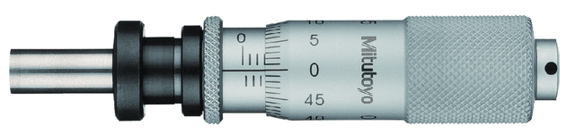 Image of micrometer head carbide-tipped 15mm, clamp nut, spindle lock .