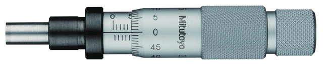 Image of micrometer head non-rotating spindle 0-15mm .