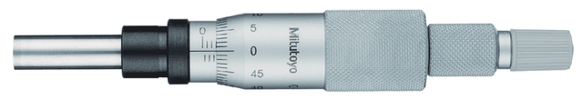 Image of micrometer head non-rotating spindle 0-25mm, ratched stop,0,01mm .