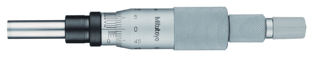 Image of micrometer head non-rotating spindle 0-25mm, ratched stop,0,001mm .