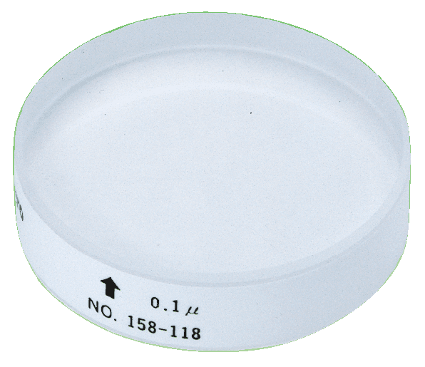 Image of optical flat, 15mm d=60mm,0,1¬µm .