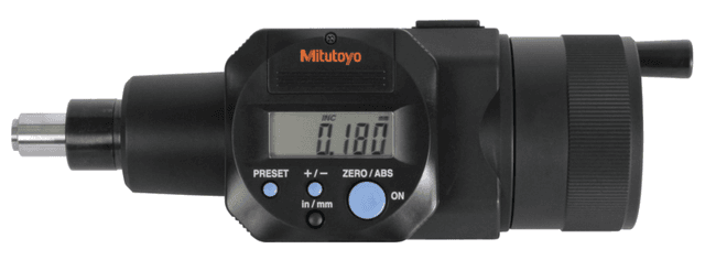 Image of digital micrometer head inch/metric, 0-2",0,00005",0,709" stem .