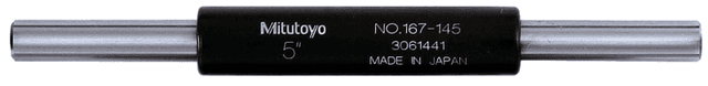 Image of micrometer setting standard length: 5" .