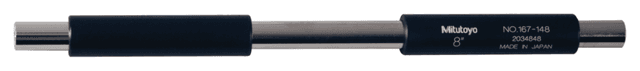 Image of micrometer setting standard length: 8" .