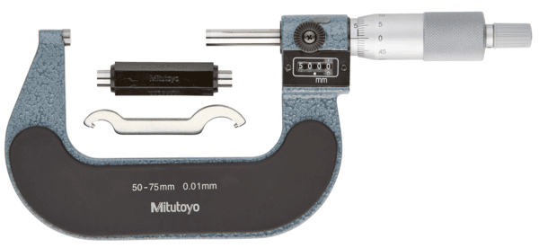 Image of digit outside micrometer 50-75mm .