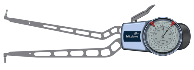 Image of internal dial caliper gauge 40-90mm,0,05mm .