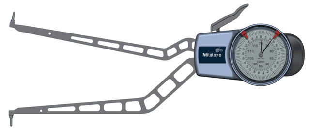 Image of internal dial caliper gauge 70-120mm,0,05mm .