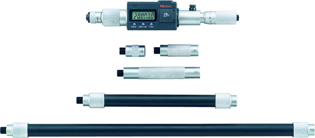 Image of digital tubular inside micrometer (pipe) inch/metric, 8-40", ip65, incl. 5 rods .