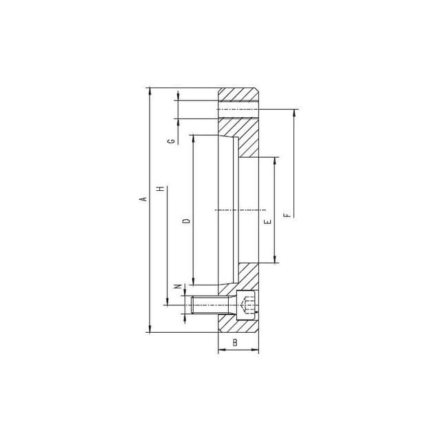 ADAPTER FOR LATHE CHUCK 8217-200-5