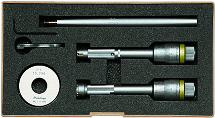 Image of 3-point internal micrometer holtest set 12-20mm (2 pcs.) .