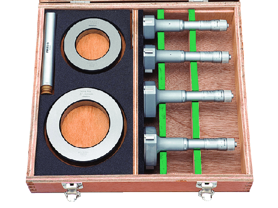 Image of 3-point internal micrometer holtest set 50-100mm (4 pcs.), economy set .