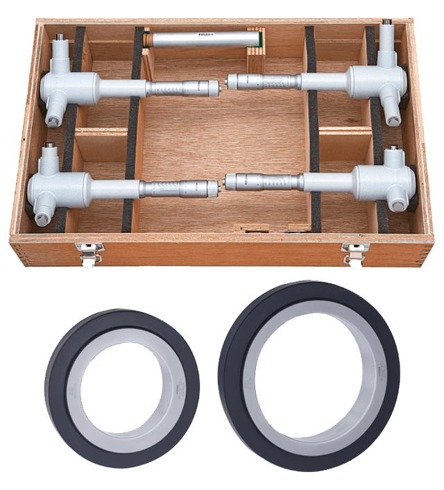 Image of 3-point internal micrometer holtest set 100-200mm (4 pcs.), economy set .