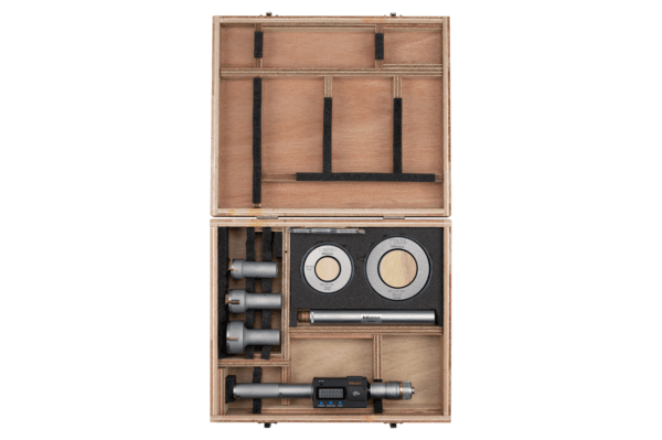 Image of digital 3-point internal micrometer set 0,8 - 2", interchange. head ip65, tin .