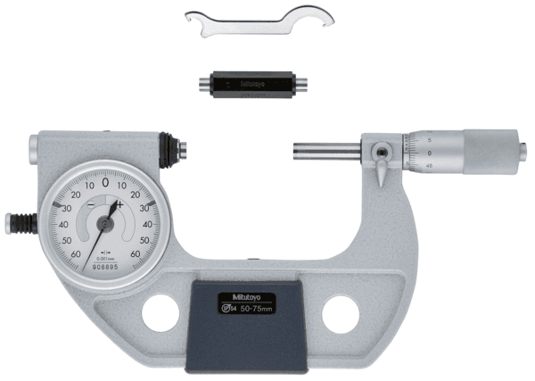 Image of indicating micrometer with button left 50-75mm .