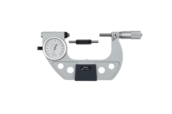 Image of indicating micrometer with button left 75-100mm .