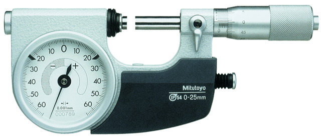 Image of indicating micrometer with button left 3-4" .