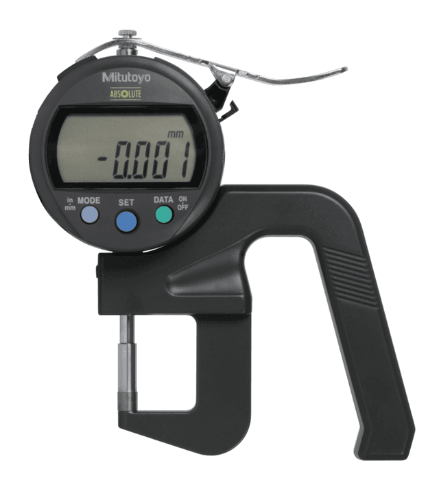 Image of abs digital thickness gauge inch/metric, 0-0,47",0,00005"/0,001mm .