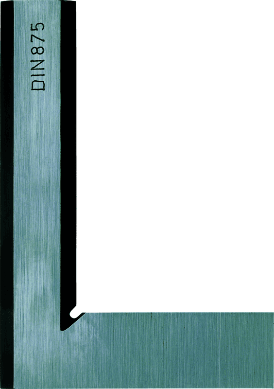 Image of beveled-edge square, din 875 50x40mm, stainless steel .