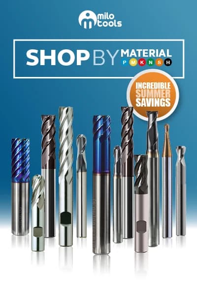 A selection of Milling Cutters & End Mills