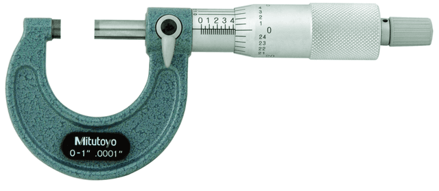 Image of outside micrometer economy design 0-1",0,0001" .