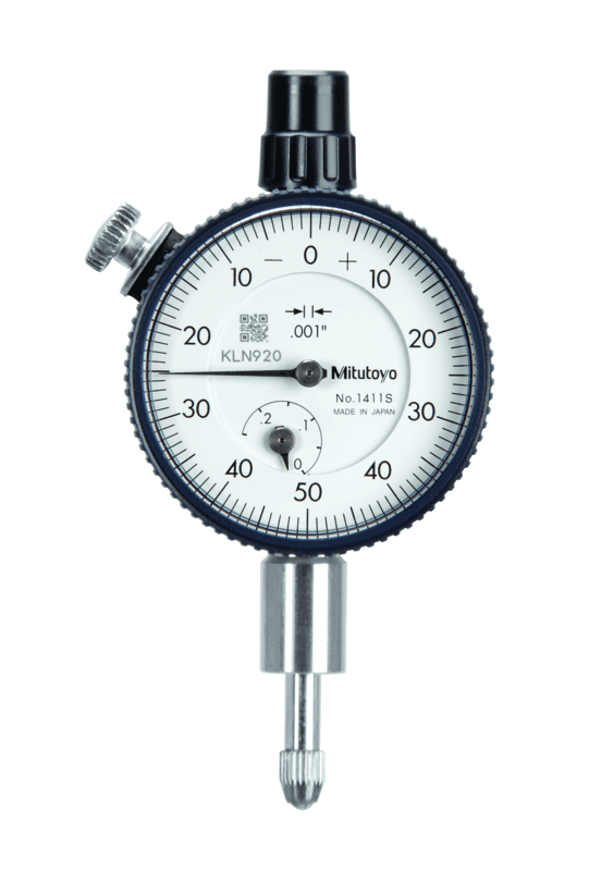 Image of dial indicator, lug back, agd/ansi 0,25",0,001" .