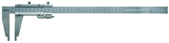 Image of vernier caliper nib style jaw 0-300mm,0,02mm, fine adjust., metric .