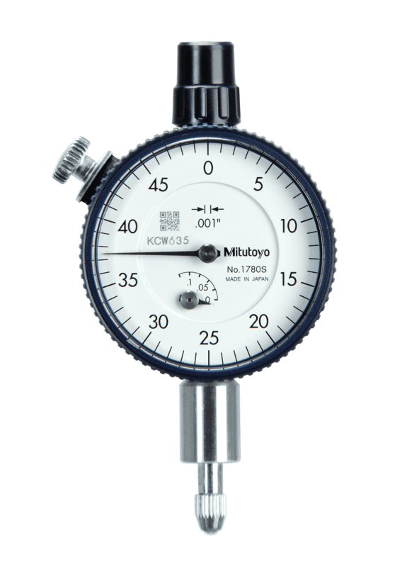 Image of dial indicator, lug back, agd/ansi 0,125",0,001" .