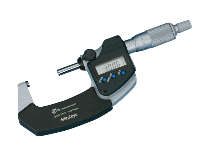 Image of digital micrometer ip65 25-50mm .