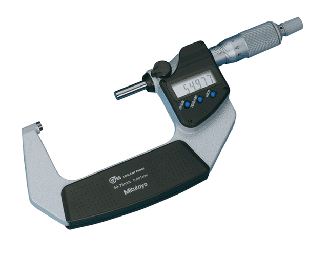 Image of digital micrometer ip65 50-75mm, with output .