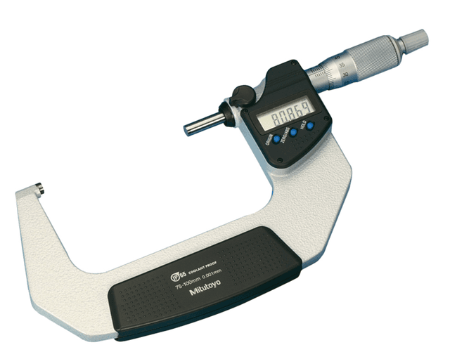 Image of digital micrometer ip65 75-100mm, with output .