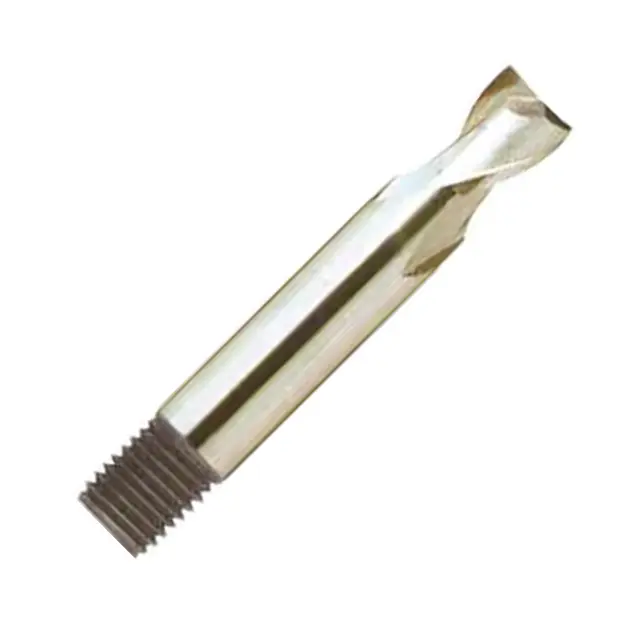 CLARKSON HSS Co8 2 Flute Threaded Shank Slot Drill.