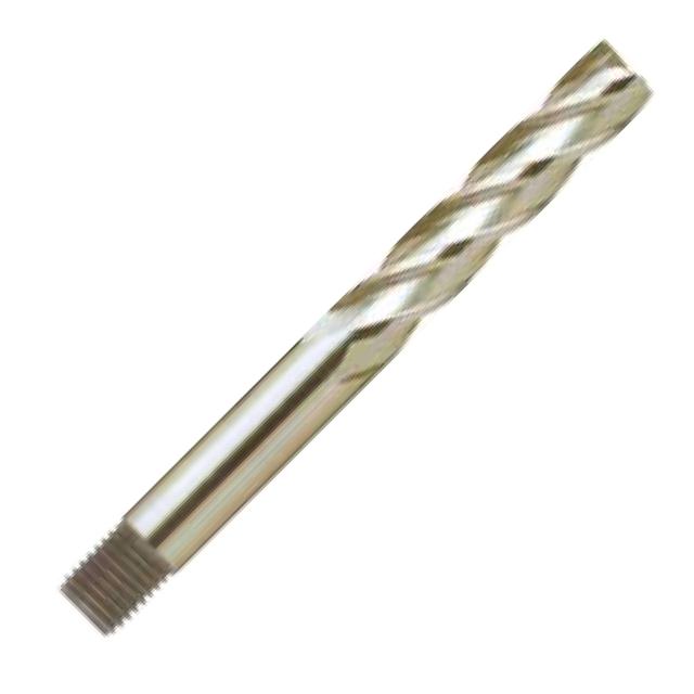 CLARKSON HSS 4 to 8 Flute Long Length Threaded Shank End Mill.