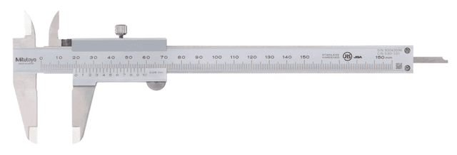 Image of vernier caliper 0-150mm,0,05mm, metric .
