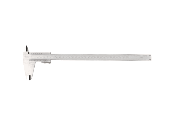 Image of vernier caliper with thumb clamp 0-300mm/0-12",0,02mm, metric/inch .