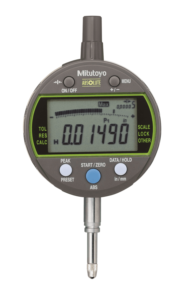 Image of digital indicator peak hold id-c inch/metric,0,5",0,00005", flat back .