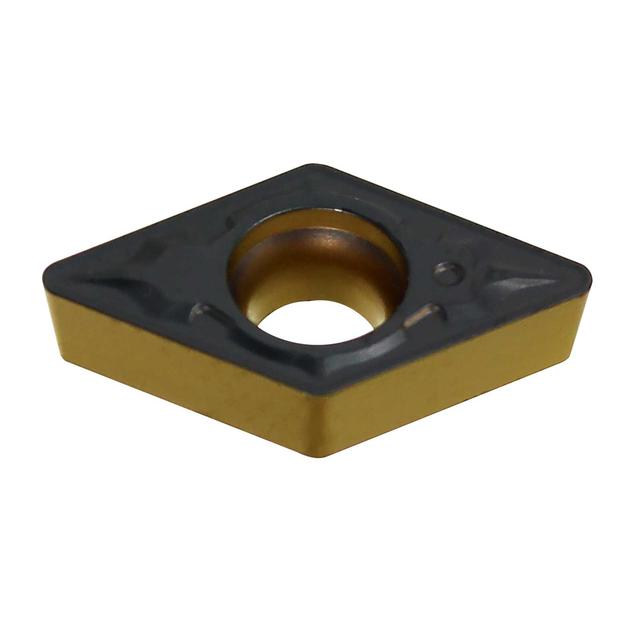 Image of DCMT11T308-KM P2501 positive insert for machining steel.