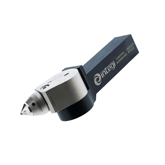 Image of a diamond tip burnishing tool holder with rotating head from Integi, series HBUD-G.