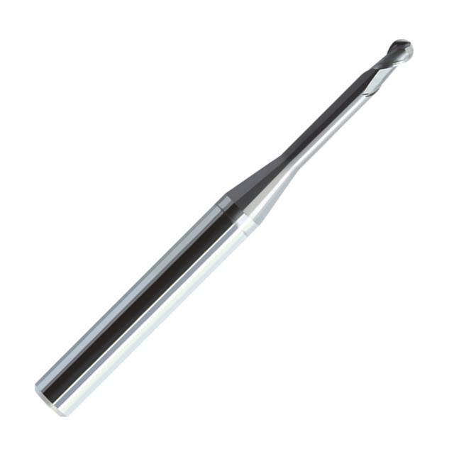 ZCC-CT NM-2BP 2 Flute CrN Coated Aluminium Ball Nose Rib Processing Micro End Mill