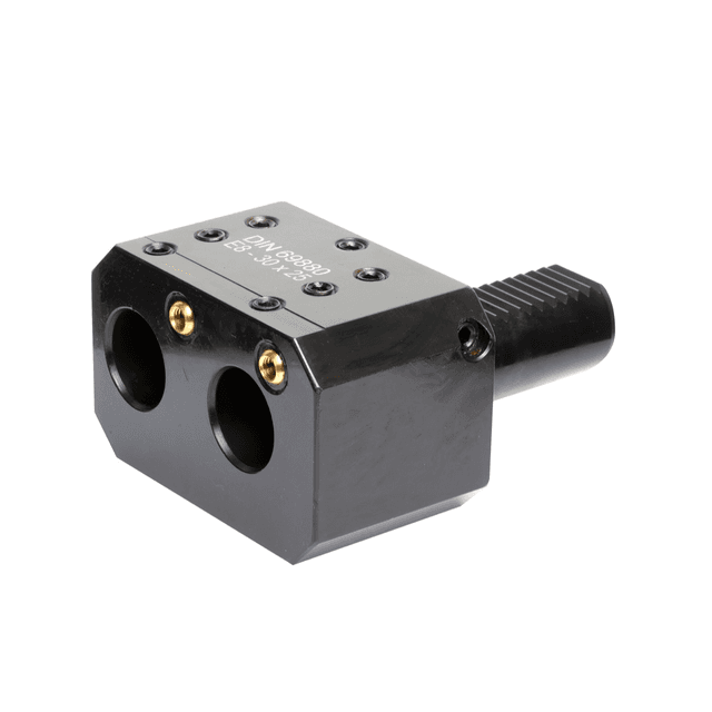 VDI E8 Double Boring Bar Holder, Left